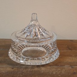 Vintage Gorham Lyric Crystal Candy Dish