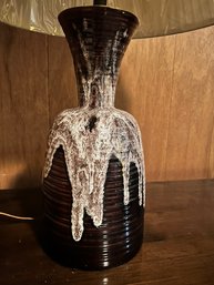 Handmade Ceramic Drip Finish Glazed Lamp
