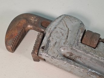 Vintage 24' Heavy-Duty Pipe Wrench