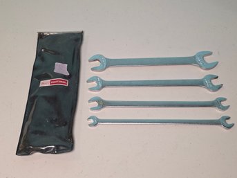 Vintage Sears Craftsman 4-Piece Tappet Wrench Set - No. 44452 - Made In USA