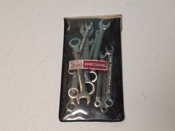 Vintage Sears Craftsman 10-Piece Combination Ignition Wrench Set - Made In USA