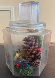 Vintage Decorative Glass Jar
