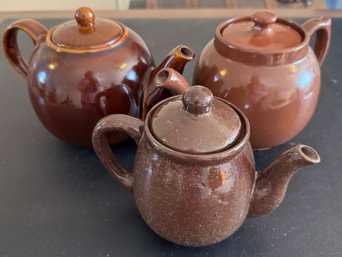 3 Vintage Teapots