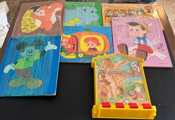 Vintage Puzzle And Game Lot