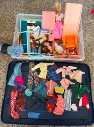 Vintage Barbie/doll Lot With Accessories