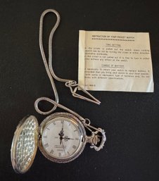 Statue Of Liberty Pocket Watch Untested