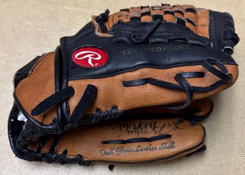 Child’s Right Handed Baseball Glove And Ball