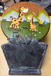 Stool And Chalkboard