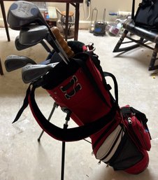 Golf Bag With Right Handed Clubs