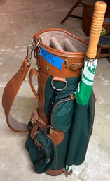 Golf Bag And Umbrella