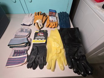 New Work Glove Assortment - Rubber, Coated & General-Purpose Gloves