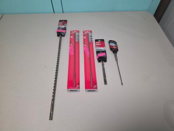 Milwaukee & Tapcon Concrete/Masonry Drill Bit Lot - SDS-Plus & Hammer Drill Bits