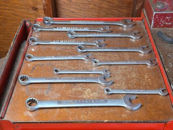 Craftsman Combination Wrench Lot - SAE & Metric - 11 Pieces