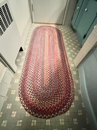 Oval Long Braided Runner 2' X 6'