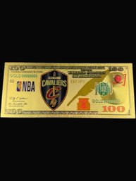 Collectible NBA Gold Colored Bill Cleveland Cavaliers
