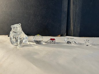 Group Of Miscellaneous Swarovski Crystal Figurines