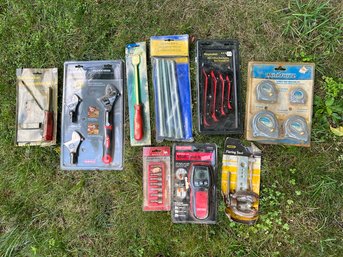 Assortment Of 9 Tools Still In Original Packaging