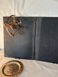 Group Of Copper Metal Plate