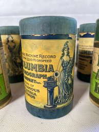 13 Vintage Edison Gold Moulded Records