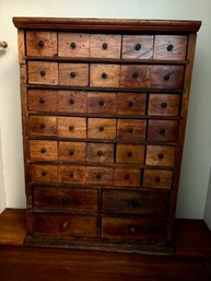 34 Drawer Apothecary Cabinet