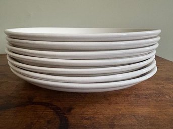 Set Of 7 Buffalo By Oneida Oval Platter Plates