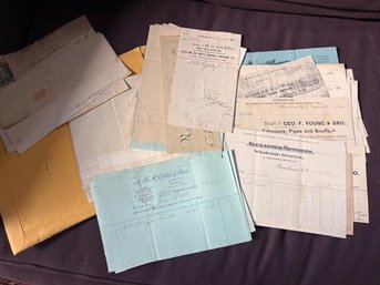 Receipts From Late 1800s-early1900s