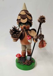 Steinbach Wooden Pinecone Mushroom Smoker 12'