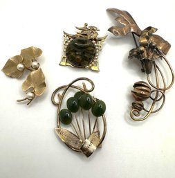 Group Of Four Vintage Pins