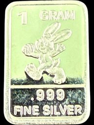 1 Gram .999 Fine Silver Bar