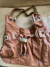 Michael Kors STYLE Brown Soft Leather Handbag,