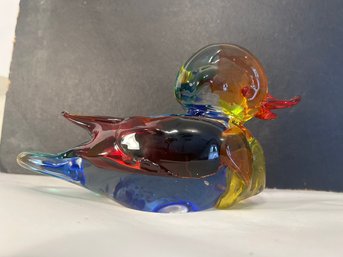 Vintage Murano Glass Duck
