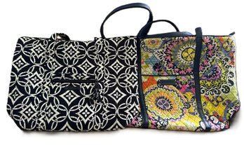 Two Vera Bradley Cloth Totes