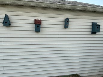 Bird Houses, 4 Unoccupied Currently, Waiting For New Home