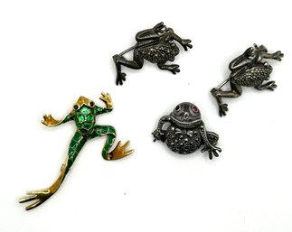 Group Of Frog Pins