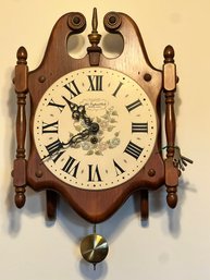 Vintage New England Clock, Bristol Conn. With Key!