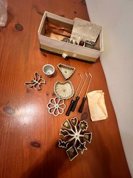 Nordic Ware Swedish Rosettes With Vintage Grinder For Meats And Dough