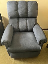 Velour Recliner In Nice Condition