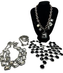 Four White House Black Market Statement Necklaces