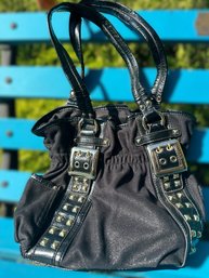 Kathy,  New Zealand Black Cloth Handbag