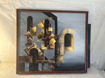 Large Abstract Shapes Art Picture Frame