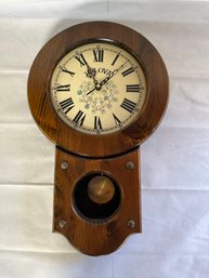 Bulova Wooden Wall Clock