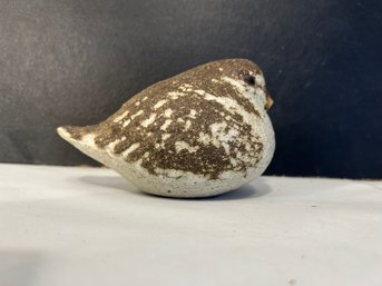 Andersen Design Studio Pottery Stoneware Sandpiper/BirdStoneware Figurine Signed