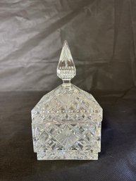 Vintage Crystal Candy/condiment Dish