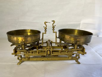 Antique Schulz Karl Wien 3kg. Brass Scale