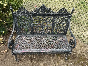 Peter Timmes, Wrought Iron Victorian Style Settee