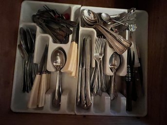 Kitchen Flatware, With Knives, Spoons, Forks, Iced Tea Spoons, And More