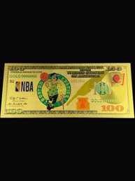 Collectible NBA Gold Colored Bill Boston Celtics