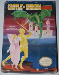 Castle Of Dragon NES Game In Box