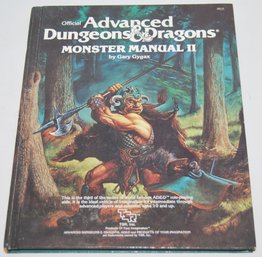 Advanced Dungeons And Dragons Monster Manual II 1983