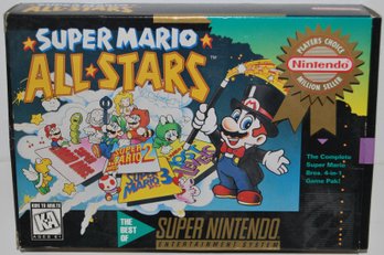 Super Mario All Stars In Box